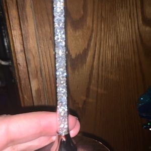 Only used once Swarovski champagne flutes